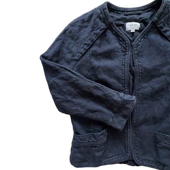 Aritzia Wilfred Linen Open Front Jacket | 8 - Picture 6 of 11